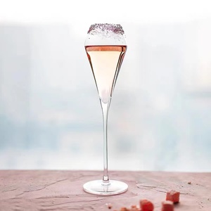 无铅水晶香槟杯网红起泡高脚气泡酒杯葡萄酒杯手工制可定制LOGO
