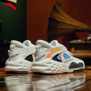 安踏女鞋板鞋2019冬季新款霸道高帮板鞋潮流运动鞋60th纪