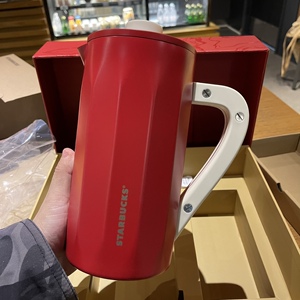 星巴克圣诞综合4杯8杯量咖啡法压壶压滤壶礼盒套装便携式咖啡器具