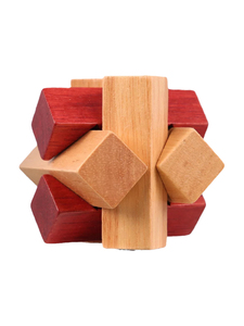 特色鲁班锁10件套中低难度孔明锁抽屉积木橄榄球锁八方块双子星锁