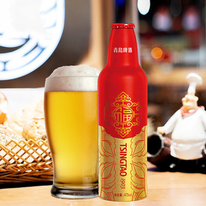 青岛啤酒鸿运当头355ml12瓶铝瓶装青岛一厂1903系列团圆
