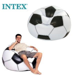 现货INTEX68557单人足球充气座椅吹气凳爱榻榻米便携懒人沙发包邮
