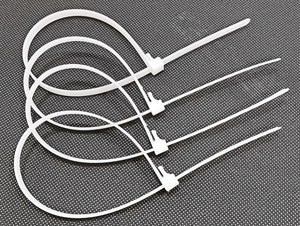 尼龙扎带自锁式塑料扎带黑色捆扎带绑扎带勒白色扎线带收紧器活扣