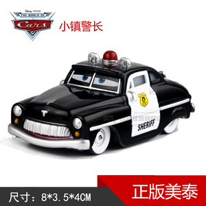 满两件包邮美泰汽车玩具赛车总动员合金警车模型小镇警长警察
