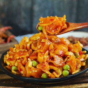 五仁满口香果仁甜脆萝卜干酱菜500g小包装芝麻瓜子咸菜下饭菜即食