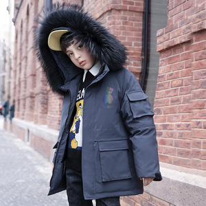 莫小汐儿童不可比喻男中大童装7-8岁-12岁冬贝奇鸟韩版洋气羽绒服