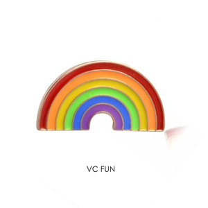 vcfun | 趣味emoji可爱心情大好rainbow彩虹创意胸针别针经典标志