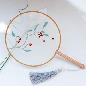 手工古风扇子diy材料包