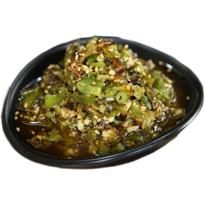 烧椒酱230g 绿辣椒酱夹馍爆剁椒酱佐餐炒辣椒线椒辣子下饭