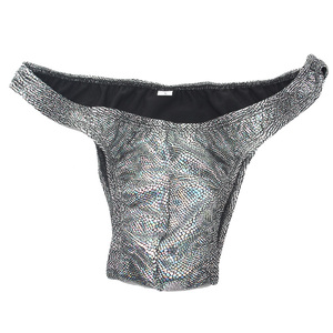男士健美比赛三角裤纯色净面健美三角裤健身比赛裤裤头亮片c05