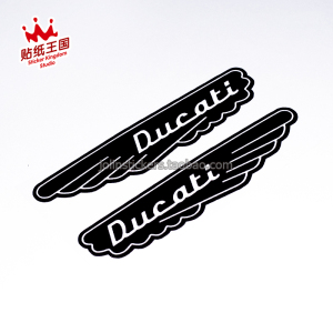 ducati 杜卡迪 cafe 复古车标 对装 摩托车贴纸 防水反光贴花 09