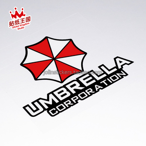 生化危机umbrella 保护伞公司b款 越野车贴纸 摩托车反光贴花 19