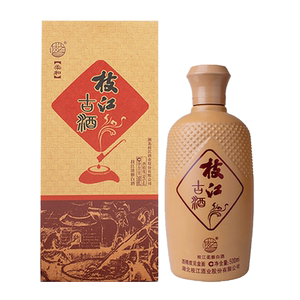 50度枝江柔和古酒500ml枝江淡雅白酒礼盒装白酒