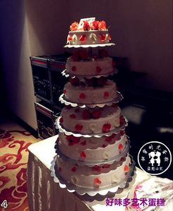 七层祝寿生日蛋糕