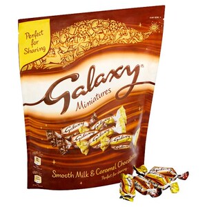 galaxy miniatures milk/caramel chocolate牛奶/焦糖巧克力块