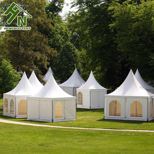 恒诺篷房厂家直销5x5米铝合金欧式尖顶帐篷 户外展销车展定制产品