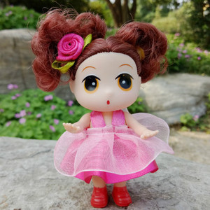 迷糊娃娃大头娃娃芭比娃娃玩具挂件新年礼物儿童礼物蛋糕烘焙装饰