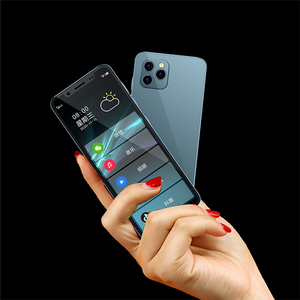 艾尼卡全网通4g电信网红卡片学生男女儿童小屏智能迷你小手机索野