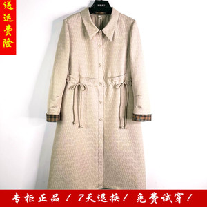 依索依YES-CF015依景名媛女装正品2023秋季新款女士显瘦风衣外套