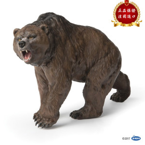 papo 法国正品 洞熊 巨穴熊 原包 远古史前生物模型玩具 55066