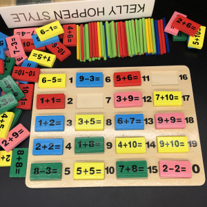 幼儿园学前20以内加减法口算幼小衔接儿童数字算数棒蒙氏数学教具