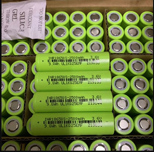 卓能18650锂电池动力2600mAh3.7v5C放电 电动工具电瓶电动车电池