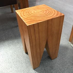 方形木墩矮凳原木酒店摆件组合茶几实木墩子树桩木桩凳小边几角几