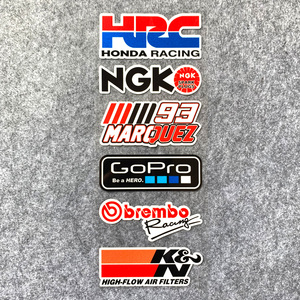 两袋93号马奎斯贴纸摩托车踏板车电动车装饰反光机车贴画划痕贴花