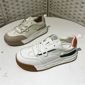 n6女鞋2022春新款ins潮真皮韩版网红阿甘鞋时尚百搭显脚小运动鞋