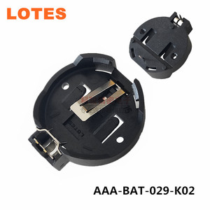 Lotes 原装AAA-BAT-029-K02连接器CR2032 纽扣电池插板式插座现货