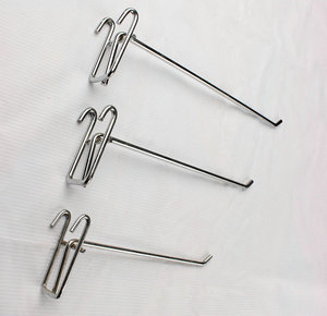 铁丝白色网钩单线金属挂钩网格网片 挂网挂钩饰品展示卡网钩