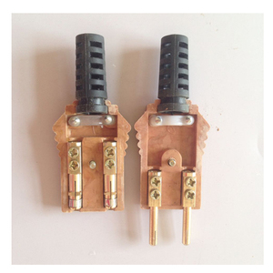 10A 胶木插头 公母插座 木胶插 电源插 10安胶木插头硅箱对接插件