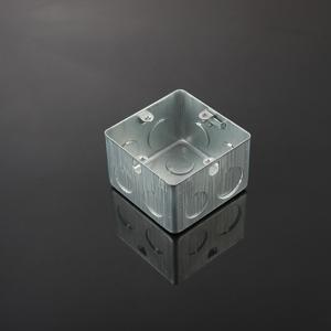 厂家直销镀锌底盒86型暗装接线盒75×50全25孔一体成型拉伸盒