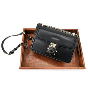 皇冠链条包包女2022新款潮流劳斯莎萱品牌正品欧美时尚单肩斜挎包