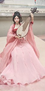 手工制作琵琶，工艺品摆件创意礼物办公室摆件装饰品摆件芭比娃娃
