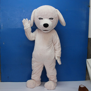 卡通定做毛绒表演小狗柯基哈士奇萨摩耶柴犬头套道具演出人偶服衣