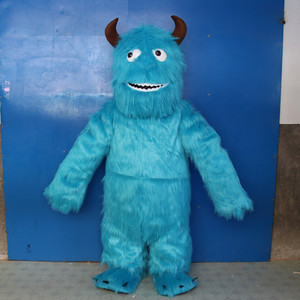 定做长毛怪物表演人穿布偶魔兽怪兽恶魔毛绒动漫卡通人偶服装衣服