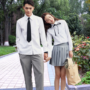 出租2017新款小时代校服制服水手服套装上衣衬衫短裙男女学院班服