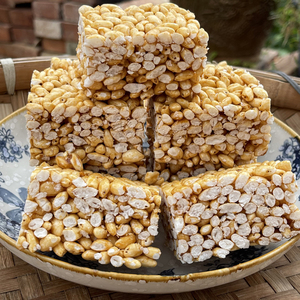 广西特产钦州灵山米花糖爆米花香酥炒米传统怀旧童年零食小吃年货