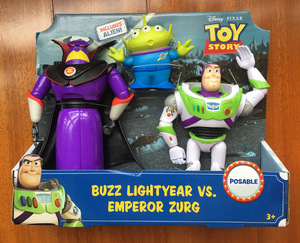 美泰toy story 玩具总动员巴斯光年索克扎克天王外星人套装 玩具