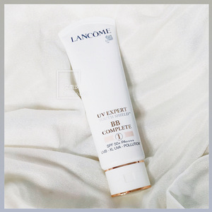 lancome兰蔻bb隔离霜uv防晒bb霜柔皙轻透小白管spf50 50ml 有润色