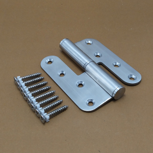 旗形合页防火铰链拉丝门暗铰 圆角绞 4寸不锈钢圆角脱卸木门活页