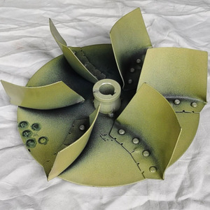 木工布袋吸尘器风叶轮 铁风页 2.2/3/4/5.5kw 吸尘机风叶集尘风叶