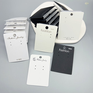 5.5*7大号PVC塑料卡板耳环耳钉卡纸耳坠卡片饰品首饰包装配件卡牌