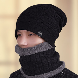 男士毛线帽冬季潮帽子韩版男帽时尚滑雪帽冬天保暖加厚针织帽潮
