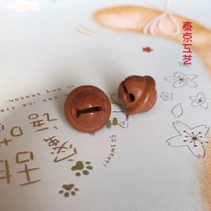 桃核桃篮纯手工雕刻铃铛宝宝手绳红绳吊坠响声铃铛