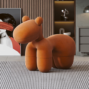 梵珂动物座椅pony chair小马椅子设计师款创意单人休闲儿童椅