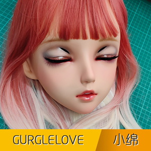 头壳漫展道具动漫二次元cos面具kigurumi头壳bjd娃娃脸【小绵】