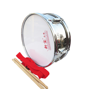 新宝13寸不锈钢 色带弹簧 小军鼓 学生鼓号队 打击乐器snare drum