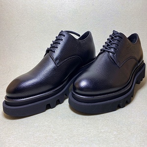 奥尔多aldo新品荔枝纹软牛皮商务正装黑色休闲舒适男式皮鞋